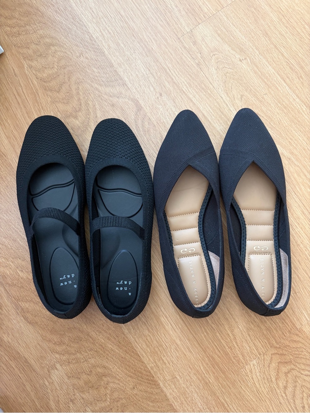 Mesh Black Flats Bundle